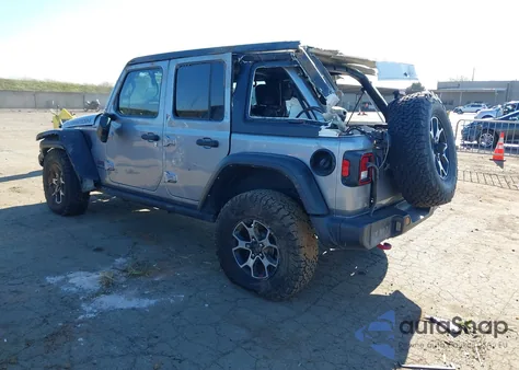 2021 Jeep Wrangler Unlimited Rubicon 4X4 z USA, uszkodzony, nr VIN 1C4HJXFN2MW727445